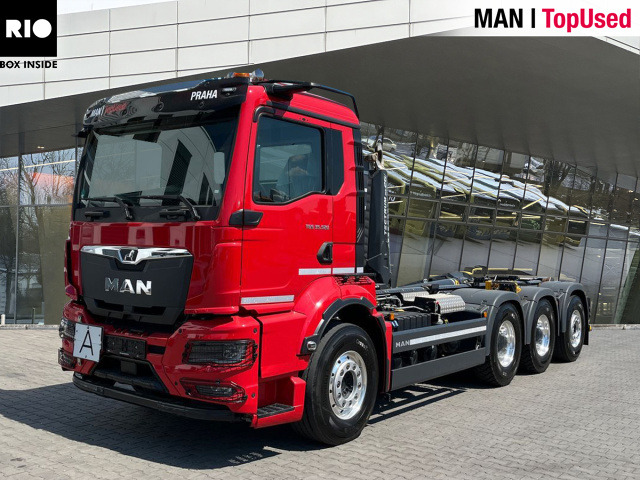 MAN TGS 35.520 8x4-4 BL CH Meiller Roll-Off Tipper - Kancalı yükleyici kamyon: fotoğraf 1 MAN TGS 35.520 8x4-4 BL CH Meiller Roll-Off Tipper - Kancalı yükleyici kamyon: fotoğraf 1