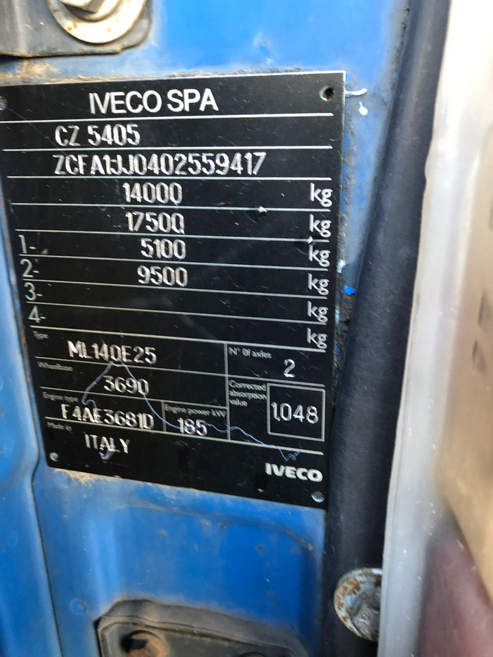 IVECO EUROCARGO 140E25 - Vinçli kamyon: fotoğraf 3 IVECO EUROCARGO 140E25 - Vinçli kamyon: fotoğraf 3