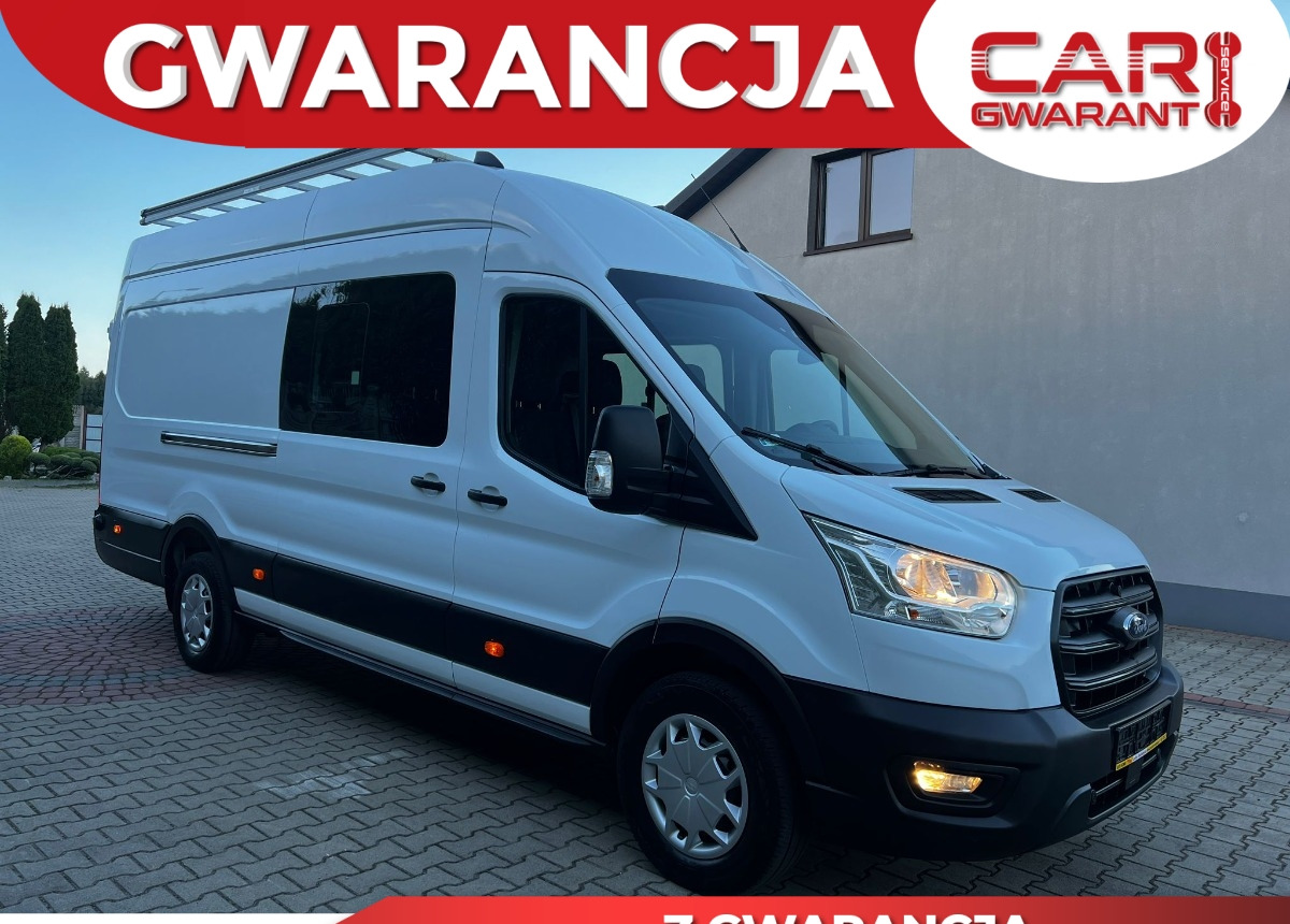 Ford Transit Brygadowy Maxi 6-osobowy 90tys. przebiegu Doka jak nowy - Çift kabin kamyonet: fotoğraf 1 Ford Transit Brygadowy Maxi 6-osobowy 90tys. przebiegu Doka jak nowy - Çift kabin kamyonet: fotoğraf 1