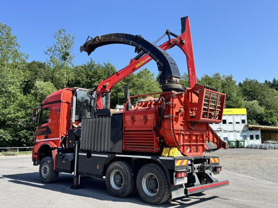Mercedes-Benz ACTROS 6x4 DONAR 5810K ? Hack-LKW / Mobilhacker | TCS Umwelttechnik - Ağaç parçalama makinesi, Kamyon: fotoğraf 3 Mercedes-Benz ACTROS 6x4 DONAR 5810K ? Hack-LKW / Mobilhacker | TCS Umwelttechnik - Ağaç parçalama makinesi, Kamyon: fotoğraf 3
