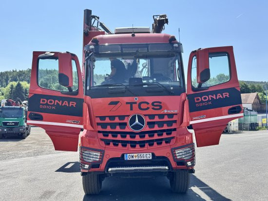 Mercedes-Benz ACTROS 6x4 DONAR 5810K ? Hack-LKW / Mobilhacker | TCS Umwelttechnik - Ağaç parçalama makinesi, Kamyon: fotoğraf 4 Mercedes-Benz ACTROS 6x4 DONAR 5810K ? Hack-LKW / Mobilhacker | TCS Umwelttechnik - Ağaç parçalama makinesi, Kamyon: fotoğraf 4