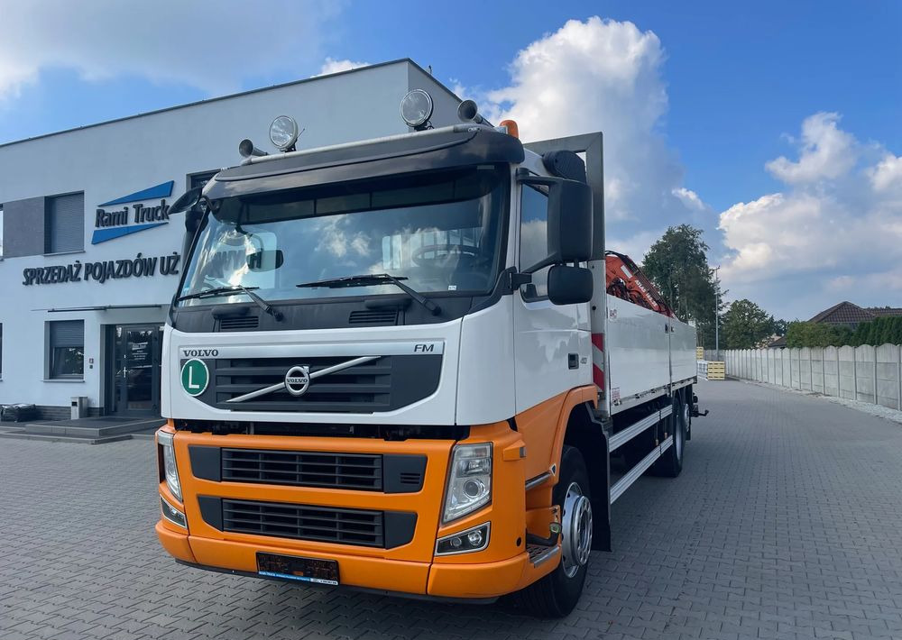 Volvo FM410 EURO 5, HDS ATLAS 165.2E-A2 RADIO STEROWANY, ZABUDOWA 7,1 m! - Sal/ Açık kasa kamyon, Vinçli kamyon: fotoğraf 1 Volvo FM410 EURO 5, HDS ATLAS 165.2E-A2 RADIO STEROWANY, ZABUDOWA 7,1 m! - Sal/ Açık kasa kamyon, Vinçli kamyon: fotoğraf 1