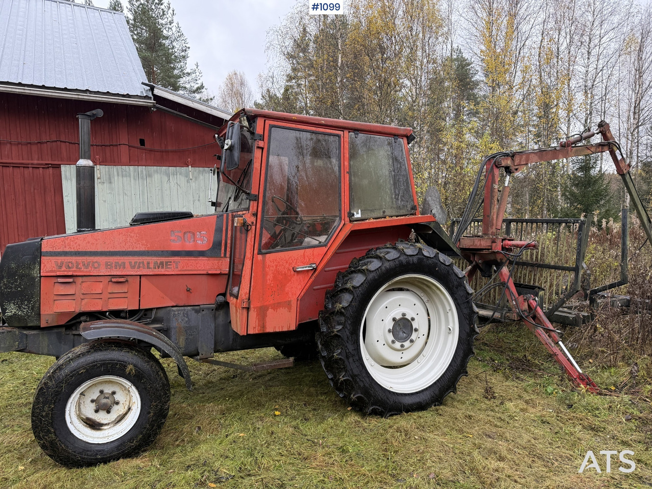 Valmet 505 Tractor and forestry trailer - Traktör, Orman römorku: fotoğraf 2 Valmet 505 Tractor and forestry trailer - Traktör, Orman römorku: fotoğraf 2