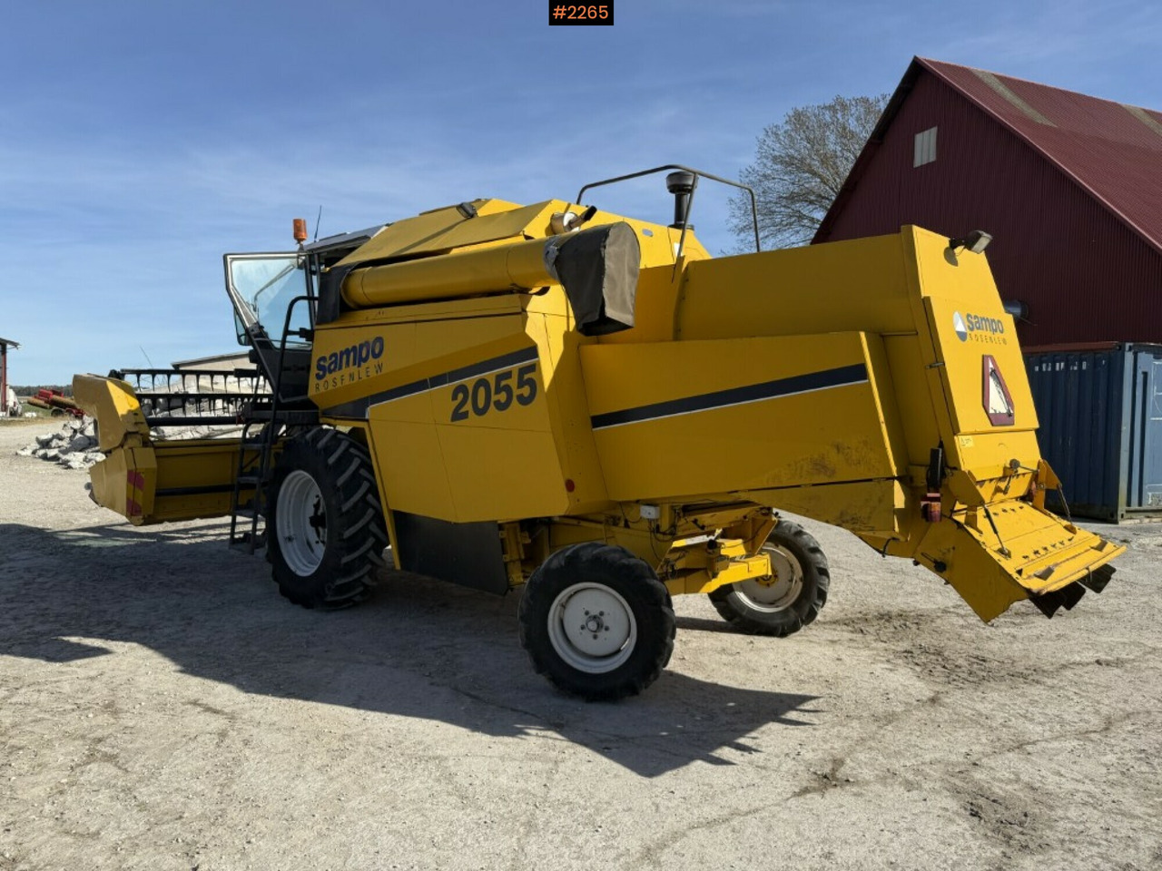 Combine harvester, Sampo Rosenlew 2055 14-foot (See video) - Biçerdöver: fotoğraf 3 Combine harvester, Sampo Rosenlew 2055 14-foot (See video) - Biçerdöver: fotoğraf 3