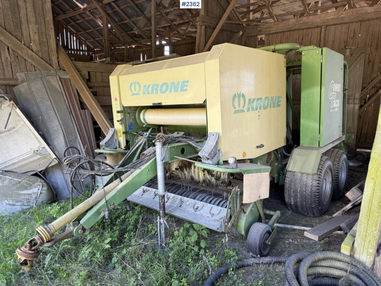 Krone Combi pack Multi-Cut 1250 round baler - Saman makinesi: fotoğraf 1 Krone Combi pack Multi-Cut 1250 round baler - Saman makinesi: fotoğraf 1