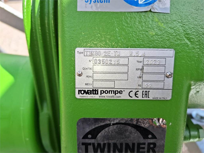 Rovatti T3K80/2E PTO pomp op bok - Tarla pülverizatör: fotoğraf 5 Rovatti T3K80/2E PTO pomp op bok - Tarla pülverizatör: fotoğraf 5