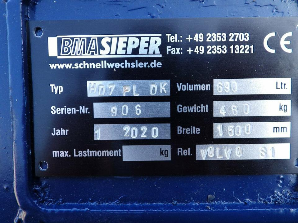 Ekskavatör kovası - İş makinaları Planierlöffel  Tilt Rotator Löffel  OilQick OQ60  MS08  MS03: fotoğraf 20