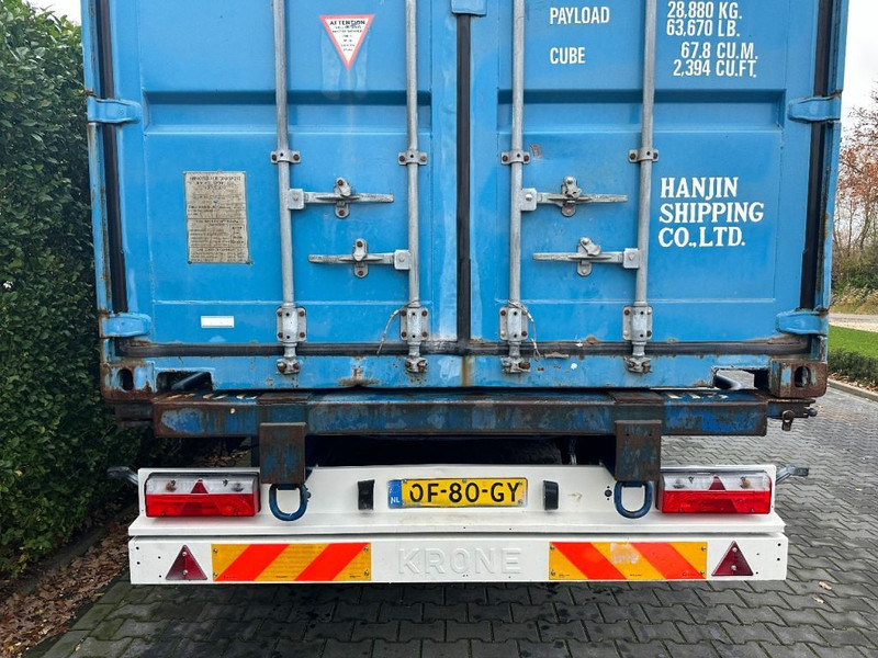 Konteynır taşıyıcı/ Yedek karoser römork Krone container chassis 40 voets container: fotoğraf 6