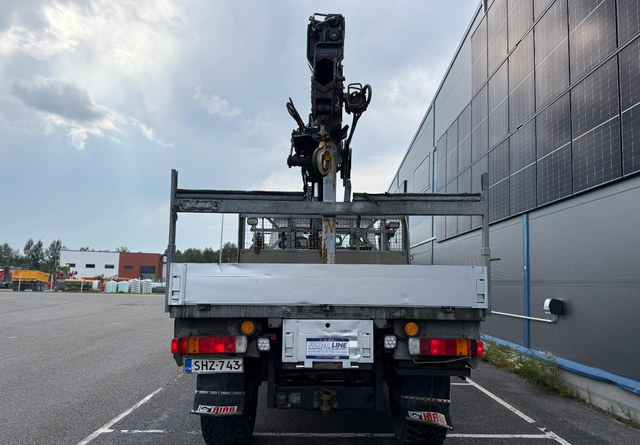 Mercedes-BenzUnimog U5000 + Hiab 099 E-4 - Sal/ Açık kasa kamyon, Vinçli kamyon: fotoğraf 4 Mercedes-BenzUnimog U5000 + Hiab 099 E-4 - Sal/ Açık kasa kamyon, Vinçli kamyon: fotoğraf 4