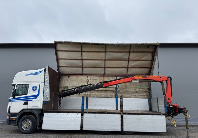 ScaniaScania 144G 6x2 - Kapalı kasa kamyon, Vinçli kamyon: fotoğraf 1 ScaniaScania 144G 6x2 - Kapalı kasa kamyon, Vinçli kamyon: fotoğraf 1