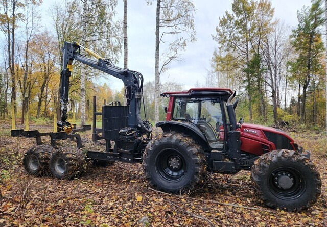 ValtraN123 + Kronos 140 4WDM + Cranab FC8 - Orman traktörü, Orman römorku: fotoğraf 5 ValtraN123 + Kronos 140 4WDM + Cranab FC8 - Orman traktörü, Orman römorku: fotoğraf 5