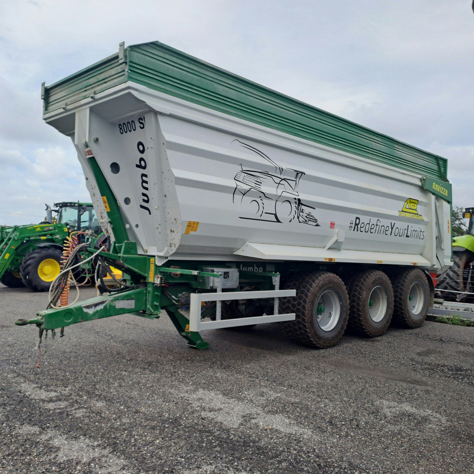 DUMPER RAVIZZA JUMBO 8000 ST - Damperli römork: fotoğraf 1 DUMPER RAVIZZA JUMBO 8000 ST - Damperli römork: fotoğraf 1