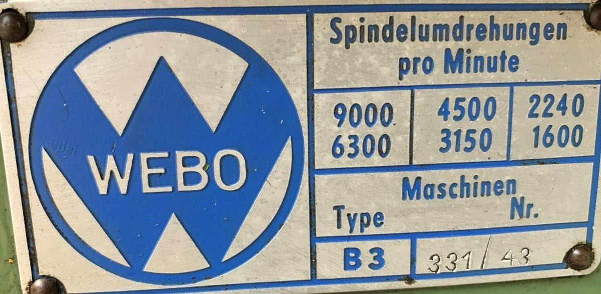 Tischbohrmaschine WEBO - Sütunlu matkap: fotoğraf 2 Tischbohrmaschine WEBO - Sütunlu matkap: fotoğraf 2