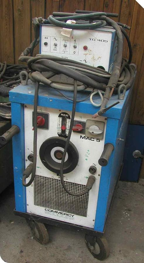 Wig-Schweißanlage COMMERCY - Kaynak ekipmanları: fotoğraf 1 Wig-Schweißanlage COMMERCY - Kaynak ekipmanları: fotoğraf 1