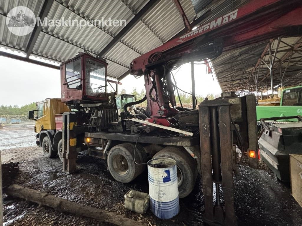 Scania P 124 G med Timberman - Tomruk kamyonu: fotoğraf 2 Scania P 124 G med Timberman - Tomruk kamyonu: fotoğraf 2