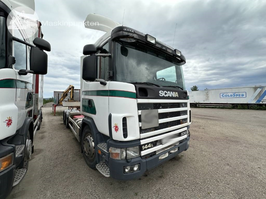 Scania R 124 LB - Konteynır taşıyıcı/ Yedek karoser kamyon: fotoğraf 1 Scania R 124 LB - Konteynır taşıyıcı/ Yedek karoser kamyon: fotoğraf 1