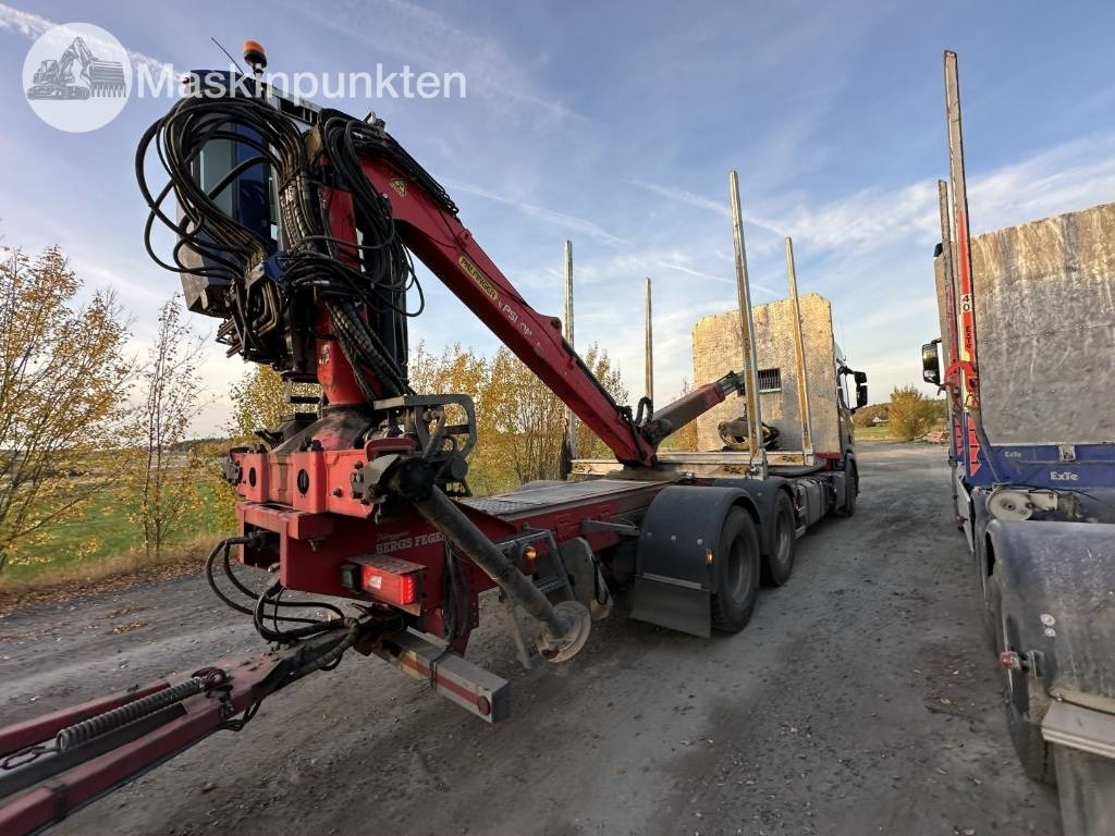 Scania R 580 timmerbil med kran  - Tomruk kamyonu: fotoğraf 4 Scania R 580 timmerbil med kran  - Tomruk kamyonu: fotoğraf 4