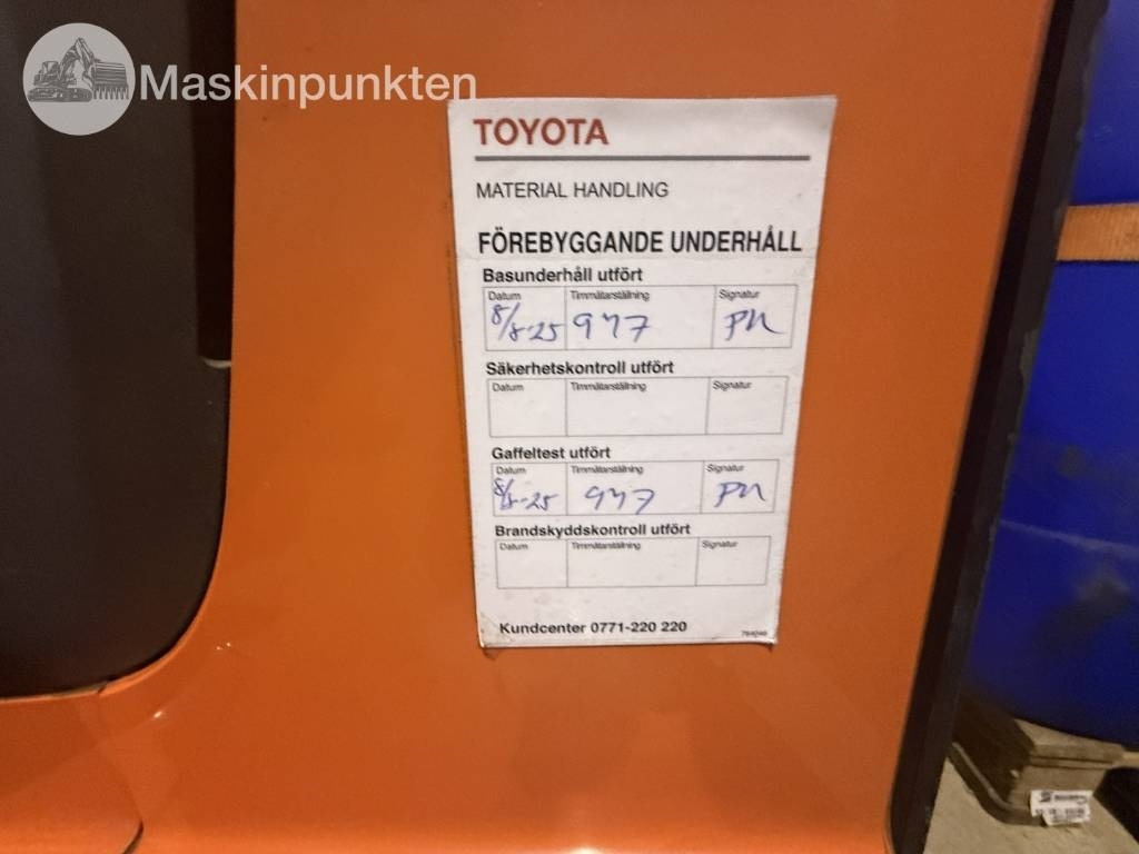 Toyota BT SWE 80 L  - Elektrikli forklift: fotoğraf 4 Toyota BT SWE 80 L  - Elektrikli forklift: fotoğraf 4