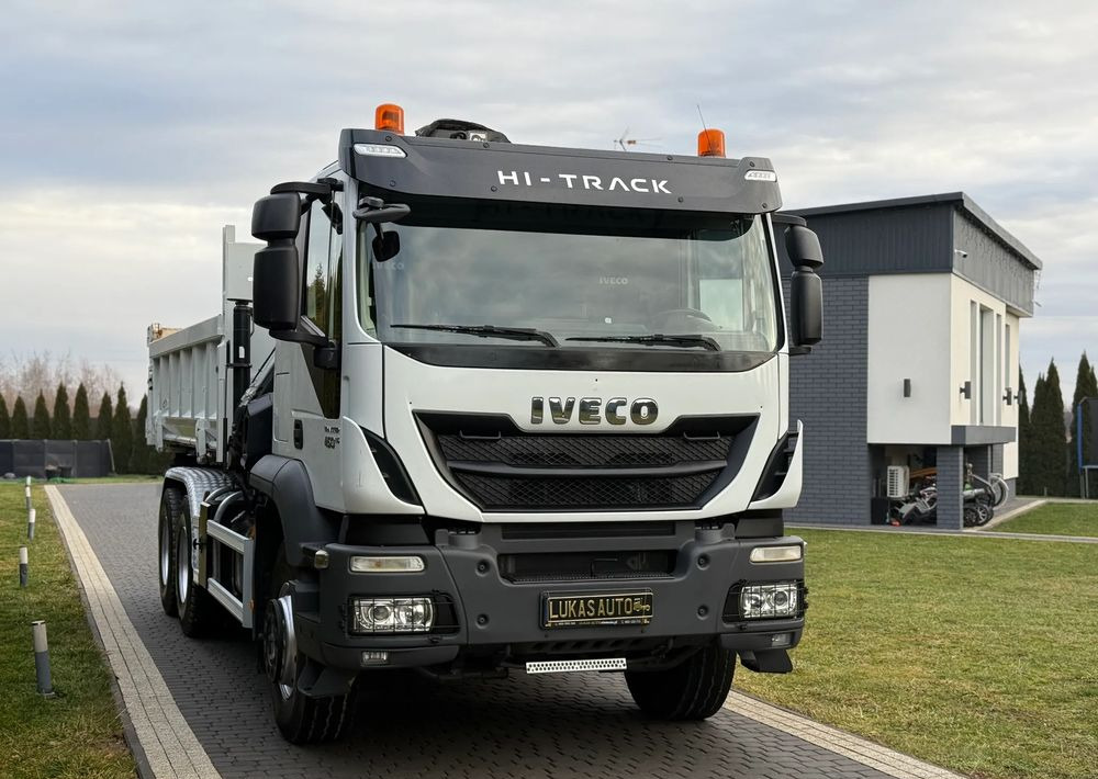 Iveco TRAKKER 450 6X4 PODWÓJNA HYDRO-BURTA HIAB 104 - Damperli kamyon, Vinçli kamyon: fotoğraf 2 Iveco TRAKKER 450 6X4 PODWÓJNA HYDRO-BURTA HIAB 104 - Damperli kamyon, Vinçli kamyon: fotoğraf 2