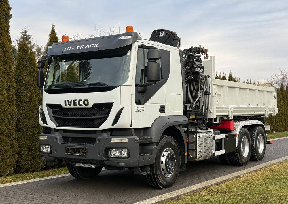 Iveco TRAKKER 450 6X4 PODWÓJNA HYDRO-BURTA HIAB 104 - Damperli kamyon, Vinçli kamyon: fotoğraf 5 Iveco TRAKKER 450 6X4 PODWÓJNA HYDRO-BURTA HIAB 104 - Damperli kamyon, Vinçli kamyon: fotoğraf 5