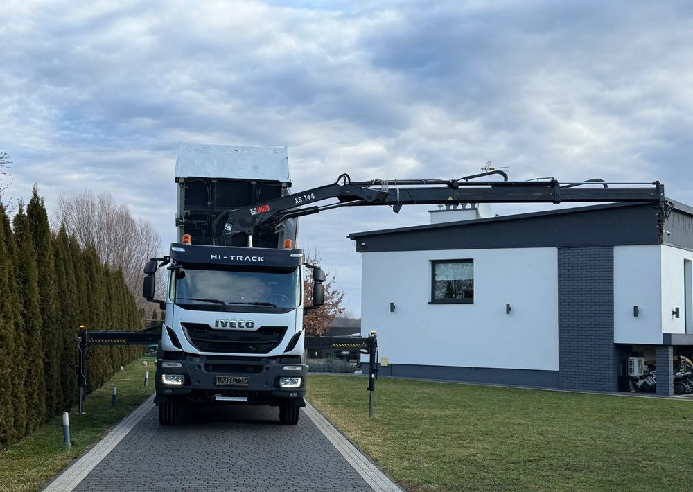Iveco TRAKKER 450 6X4 PODWÓJNA HYDRO-BURTA HIAB 104 - Damperli kamyon, Vinçli kamyon: fotoğraf 1 Iveco TRAKKER 450 6X4 PODWÓJNA HYDRO-BURTA HIAB 104 - Damperli kamyon, Vinçli kamyon: fotoğraf 1