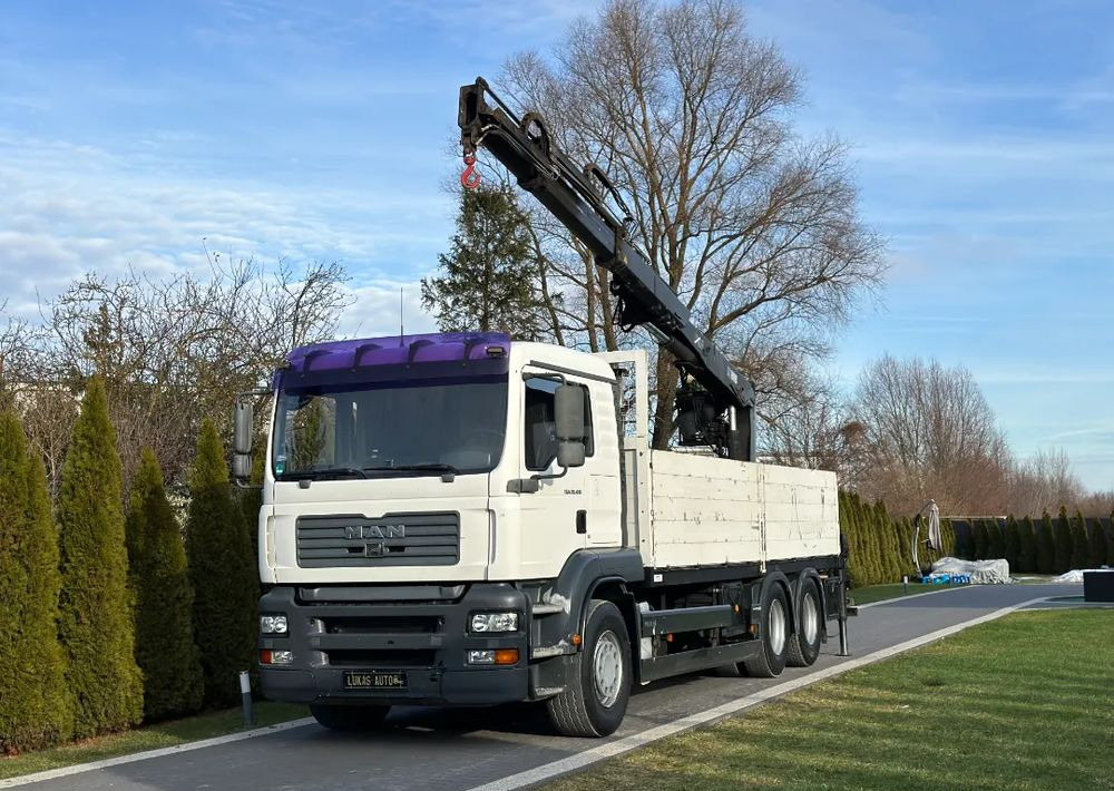 MAN TGA 24.410 6x4 HIAB MANUAL - Sal/ Açık kasa kamyon, Vinçli kamyon: fotoğraf 1 MAN TGA 24.410 6x4 HIAB MANUAL - Sal/ Açık kasa kamyon, Vinçli kamyon: fotoğraf 1