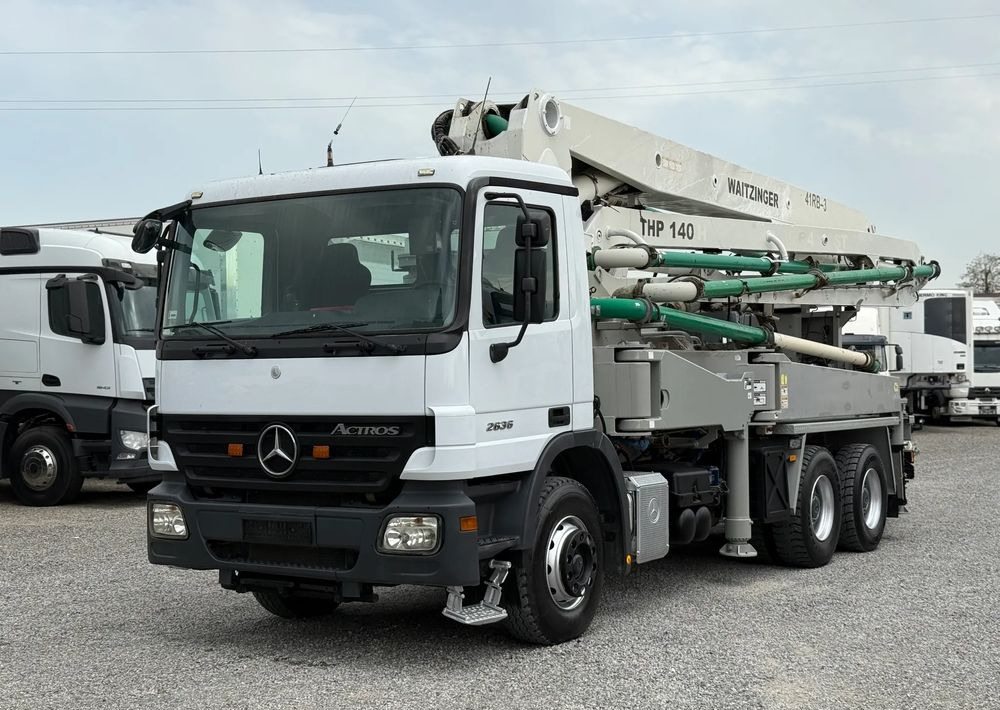 Mercedes-Benz ACTROS 2636 6X4 36 M WAITZINGER - Mobil beton pompası: fotoğraf 1 Mercedes-Benz ACTROS 2636 6X4 36 M WAITZINGER - Mobil beton pompası: fotoğraf 1