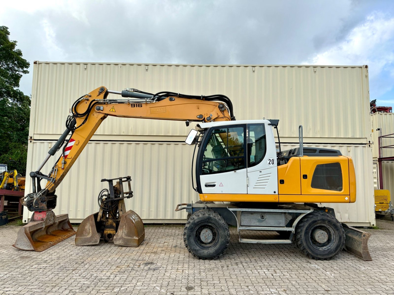 Liebherr A916 / Deutsche Maschine / Löffel + Greifer - Tekerlekli ekskavatör: fotoğraf 2 Liebherr A916 / Deutsche Maschine / Löffel + Greifer - Tekerlekli ekskavatör: fotoğraf 2