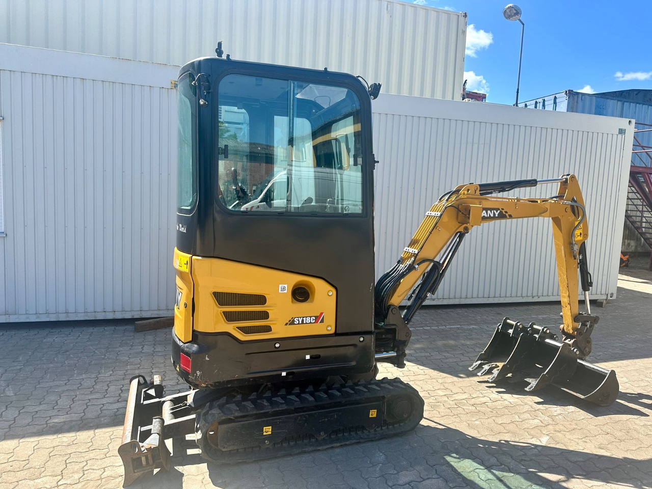 Sany SY18C / 2022 BJ / 294 H / 3 x Löffel - Mini ekskavatör: fotoğraf 4 Sany SY18C / 2022 BJ / 294 H / 3 x Löffel - Mini ekskavatör: fotoğraf 4