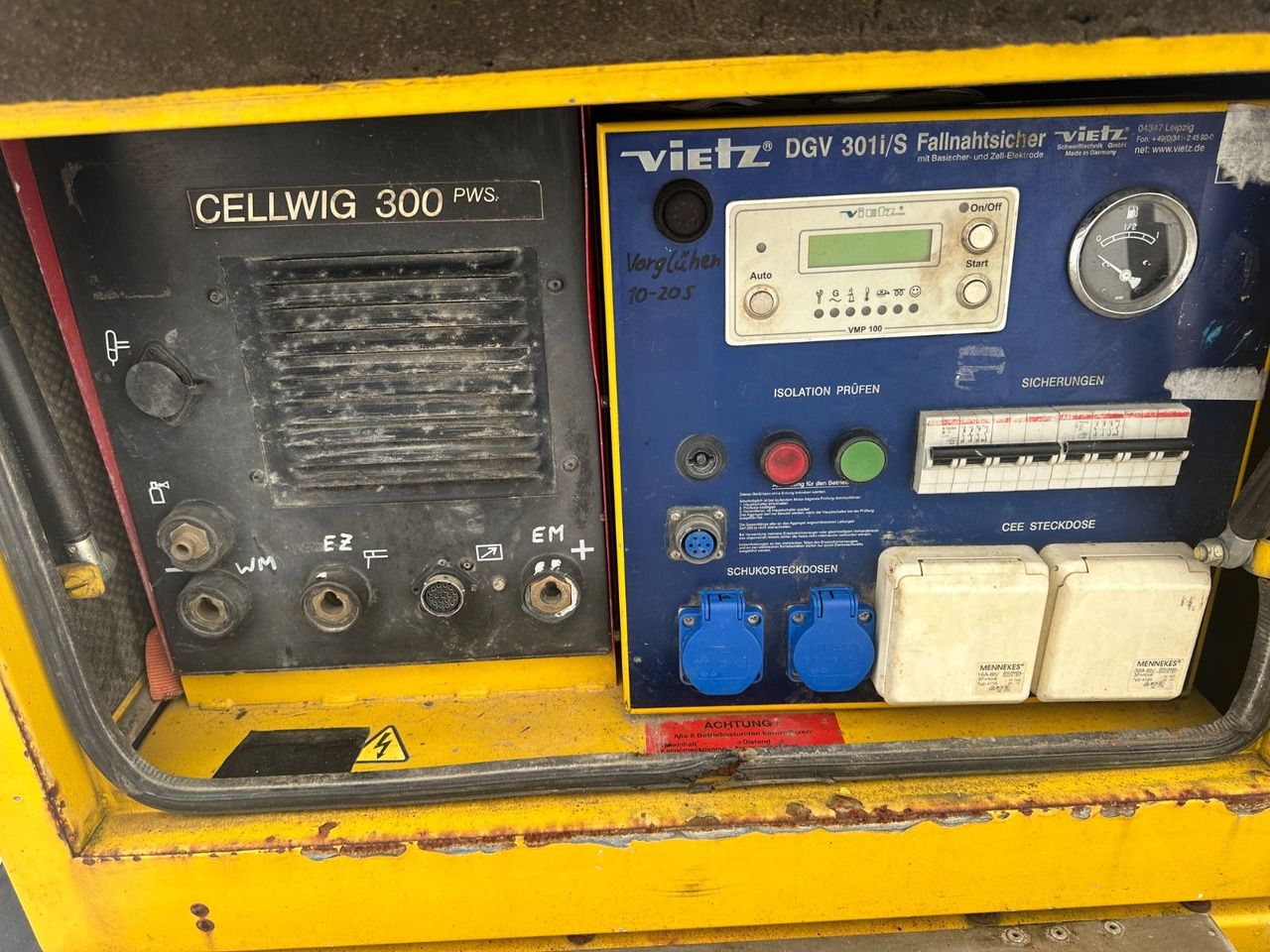 Elektrikli jeneratör Vietz DGV 301i/S Schweißaggregat / Generator: fotoğraf 10