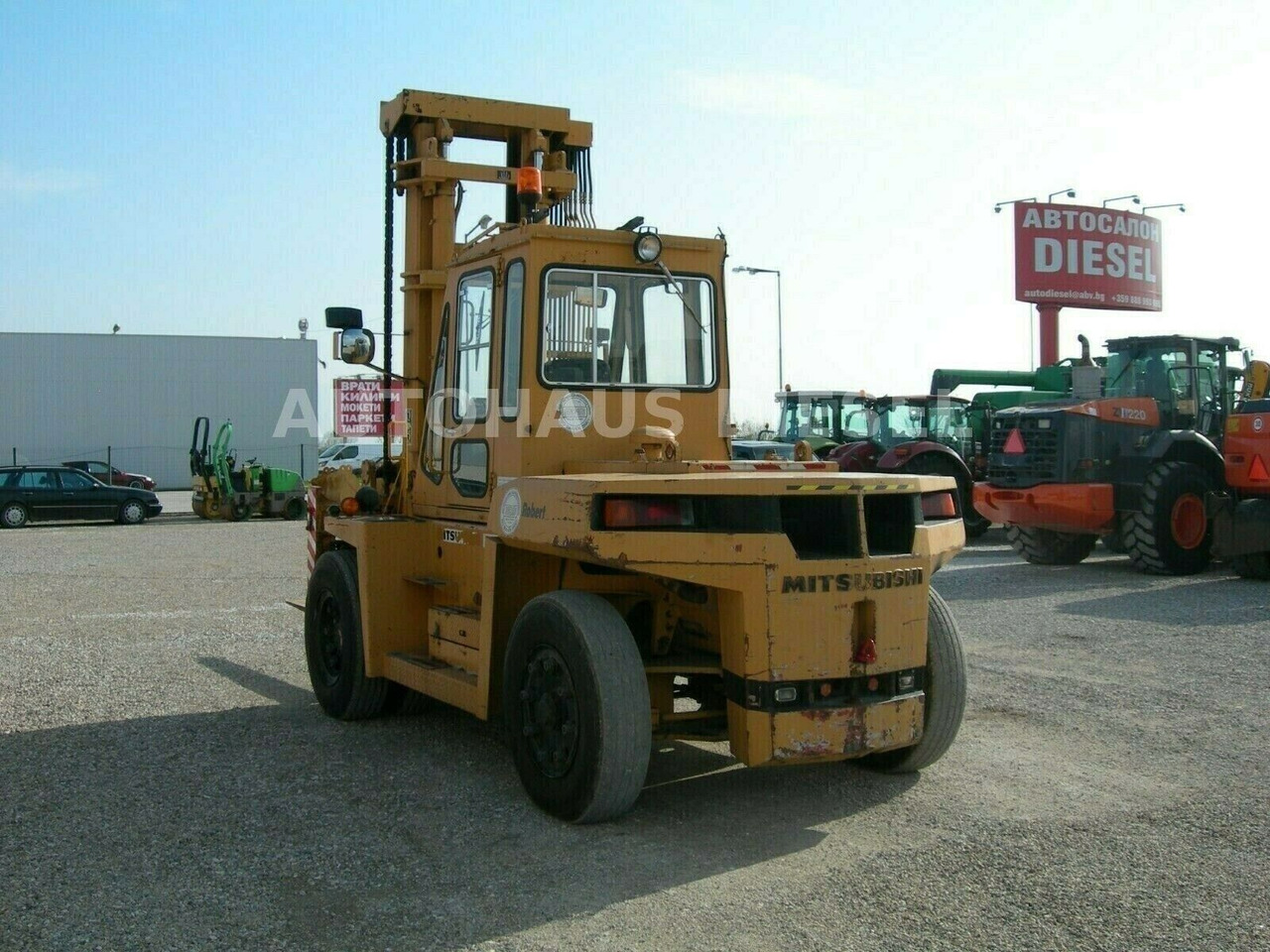 Mitsubishi FD 135 - Dizel forklift: fotoğraf 5 Mitsubishi FD 135 - Dizel forklift: fotoğraf 5
