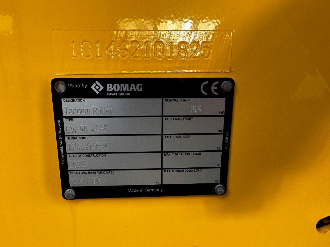 BOMAG DE BW 90 AD-5 Stage V/Tier 4f - Silindir makinesi: fotoğraf 4 BOMAG DE BW 90 AD-5 Stage V/Tier 4f - Silindir makinesi: fotoğraf 4