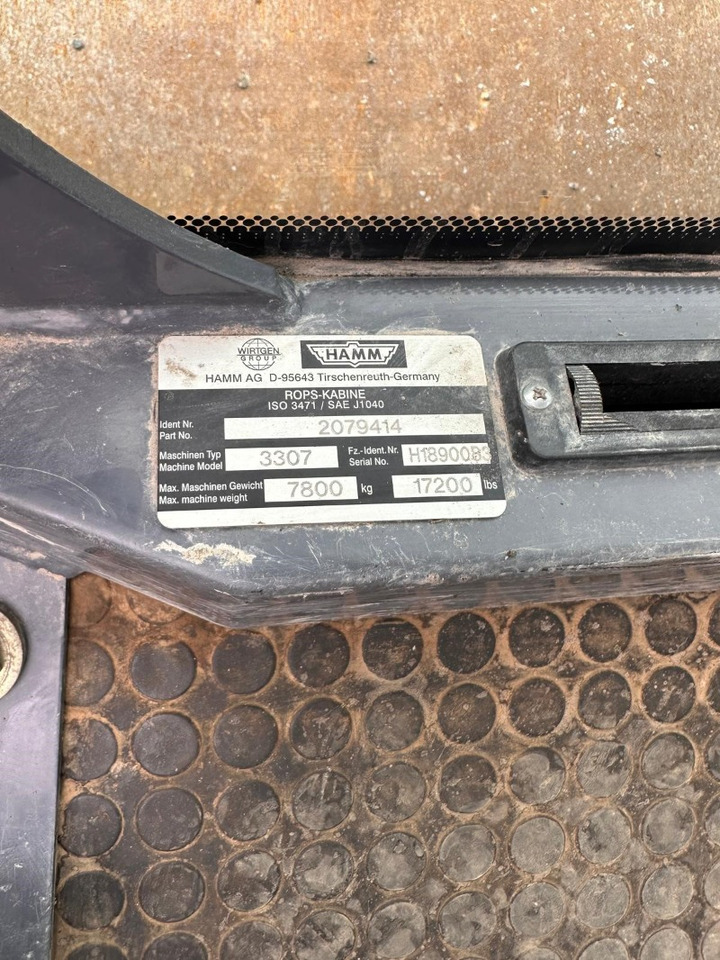 HAMM 3307 - Kompaktör: fotoğraf 3 HAMM 3307 - Kompaktör: fotoğraf 3