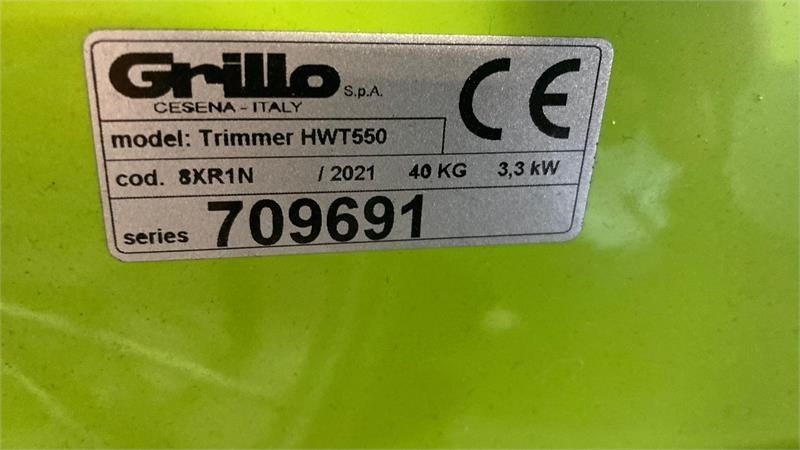 Grillo HWT 550 - Çim biçme makinesi: fotoğraf 4 Grillo HWT 550 - Çim biçme makinesi: fotoğraf 4