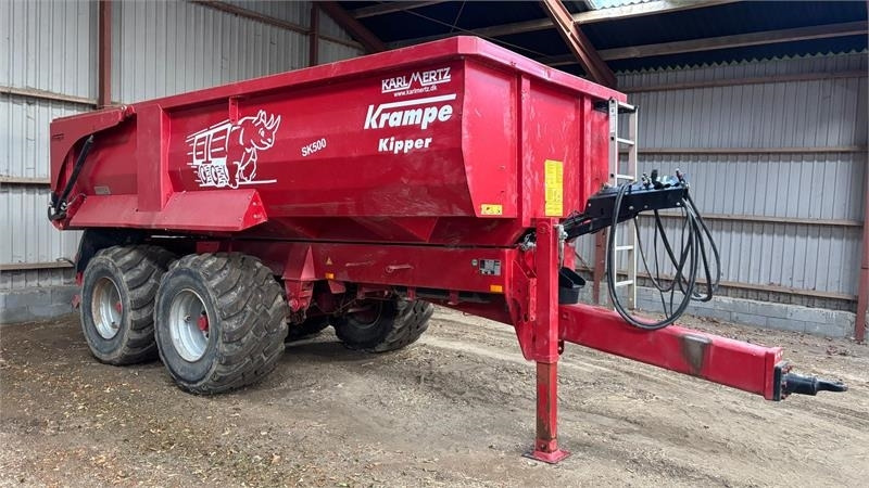 Krampe SK 550 Entreprenørvogn med Hardox kasse SK 500 - Damperli traktör römorku: fotoğraf 2 Krampe SK 550 Entreprenørvogn med Hardox kasse SK 500 - Damperli traktör römorku: fotoğraf 2