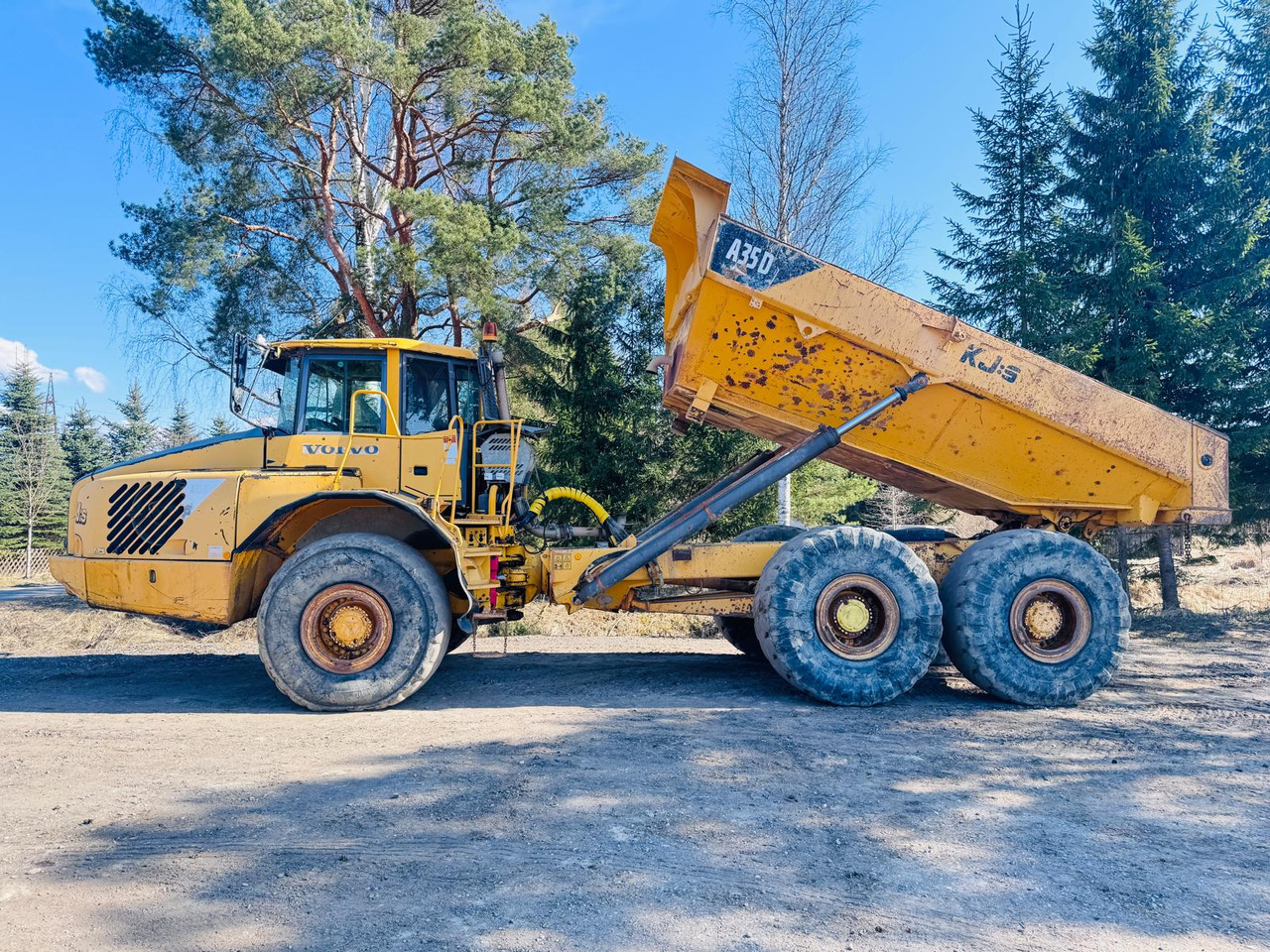 Volvo A35D - Belden kırma kaya kamyonu: fotoğraf 2 Volvo A35D - Belden kırma kaya kamyonu: fotoğraf 2