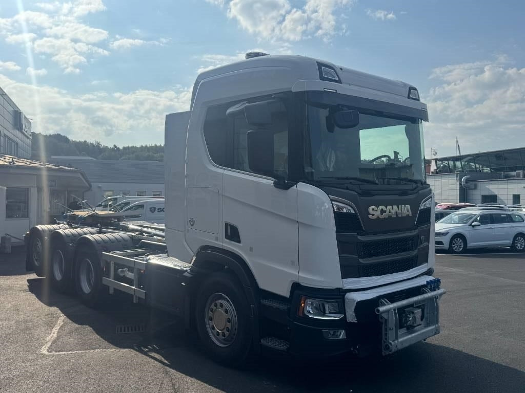 Scania R 580 8x4*4 Joab med frontplog & sidoplogsfäste - Kancalı yükleyici kamyon: fotoğraf 3 Scania R 580 8x4*4 Joab med frontplog & sidoplogsfäste - Kancalı yükleyici kamyon: fotoğraf 3