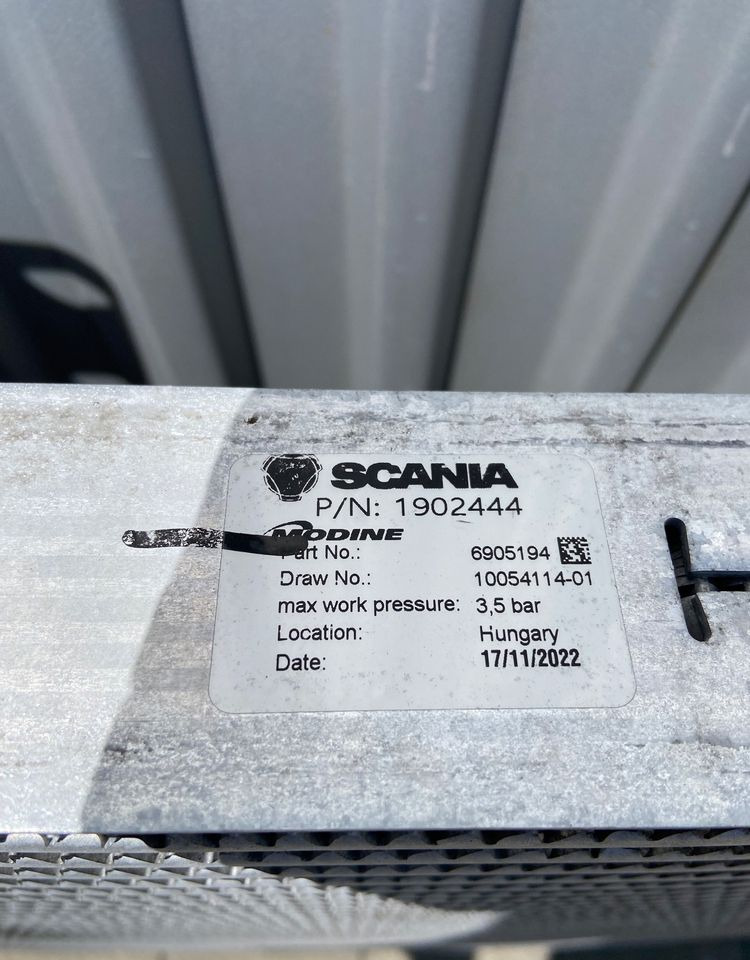 Intercooler Scania G euro 6 chłodnica powietrza 1902444 - İnterkuler - Kamyon: fotoğraf 3 Intercooler Scania G euro 6 chłodnica powietrza 1902444 - İnterkuler - Kamyon: fotoğraf 3