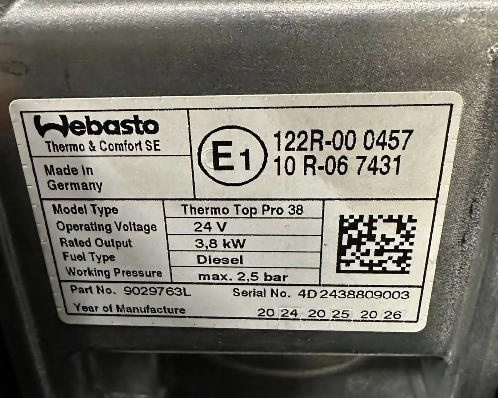 SCANIA R S OGRZEWANIE POSTOJOWE WEBASTO 3114280 NOWE - Isıtma/ Havalandırma - Kamyon: fotoğraf 3 SCANIA R S OGRZEWANIE POSTOJOWE WEBASTO 3114280 NOWE - Isıtma/ Havalandırma - Kamyon: fotoğraf 3