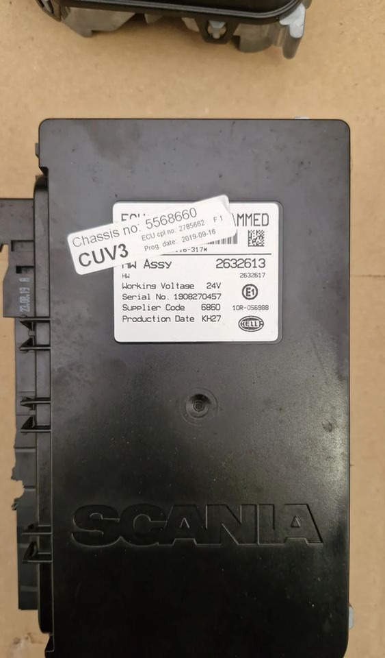 SCANIA R S STEROWNIK KOMPUTER ŚWIATEŁ CUV3 2632613 2192582 - Yönetim bloku - Kamyon: fotoğraf 2 SCANIA R S STEROWNIK KOMPUTER ŚWIATEŁ CUV3 2632613 2192582 - Yönetim bloku - Kamyon: fotoğraf 2