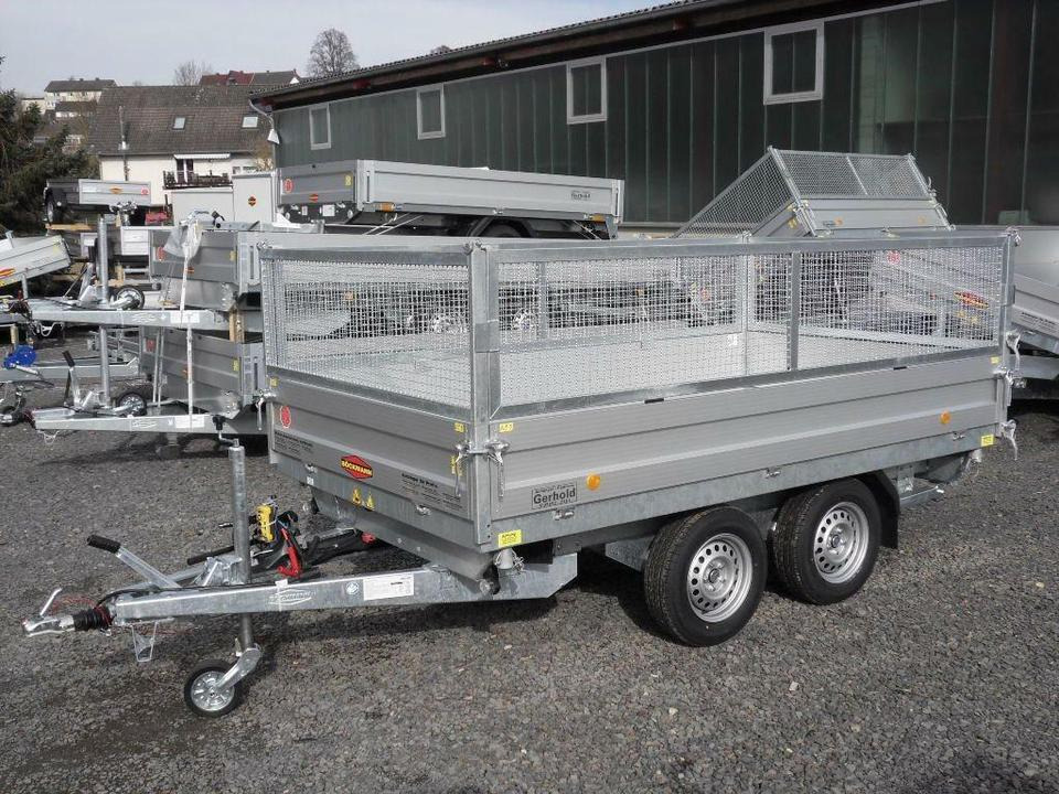 Böckmann PKW-Anhänger, Elektro-Dreiseitenkipper, 3,5to. - Damperli römork: fotoğraf 3 Böckmann PKW-Anhänger, Elektro-Dreiseitenkipper, 3,5to. - Damperli römork: fotoğraf 3