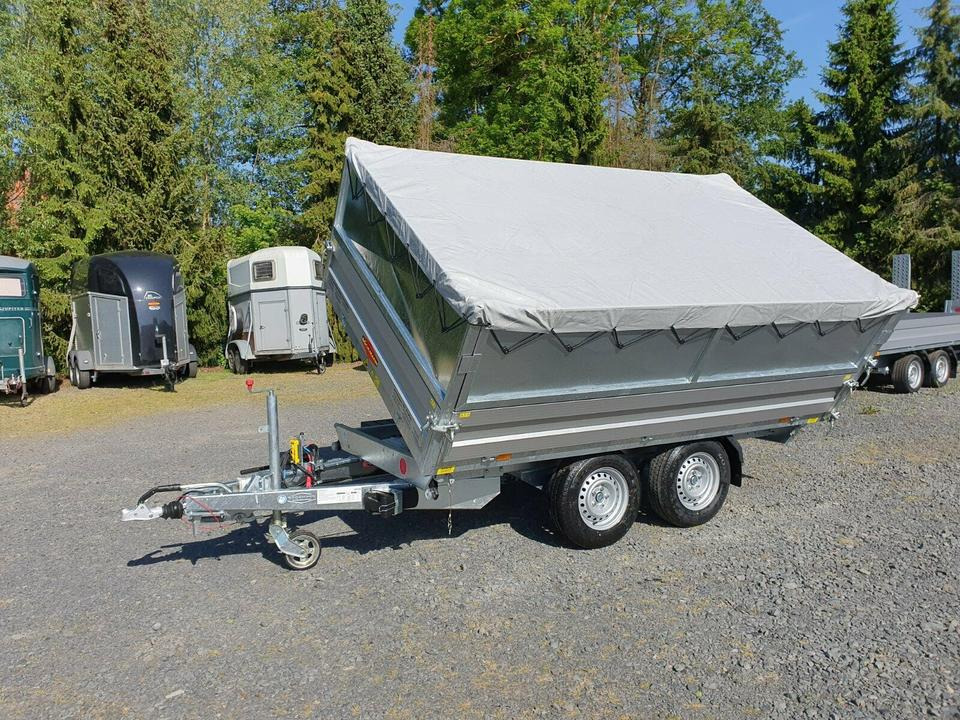 Böckmann PKW-Anhänger Kipper 3,0t Stahlkastenaufsatz - Damperli römork: fotoğraf 1 Böckmann PKW-Anhänger Kipper 3,0t Stahlkastenaufsatz - Damperli römork: fotoğraf 1