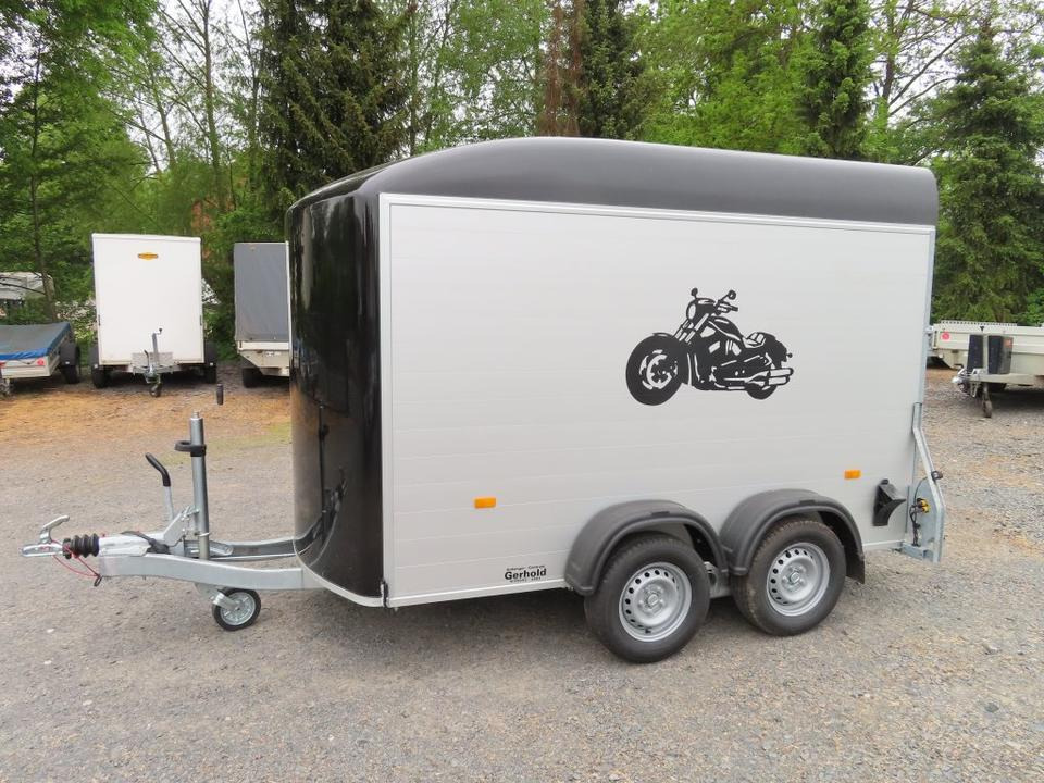 PKW Anhänger, Alu-Koffer,100 km/h,Kombiklappe,Seitentür,2,0 to. - Motosiklet römorku: fotoğraf 2 PKW Anhänger, Alu-Koffer,100 km/h,Kombiklappe,Seitentür,2,0 to. - Motosiklet römorku: fotoğraf 2