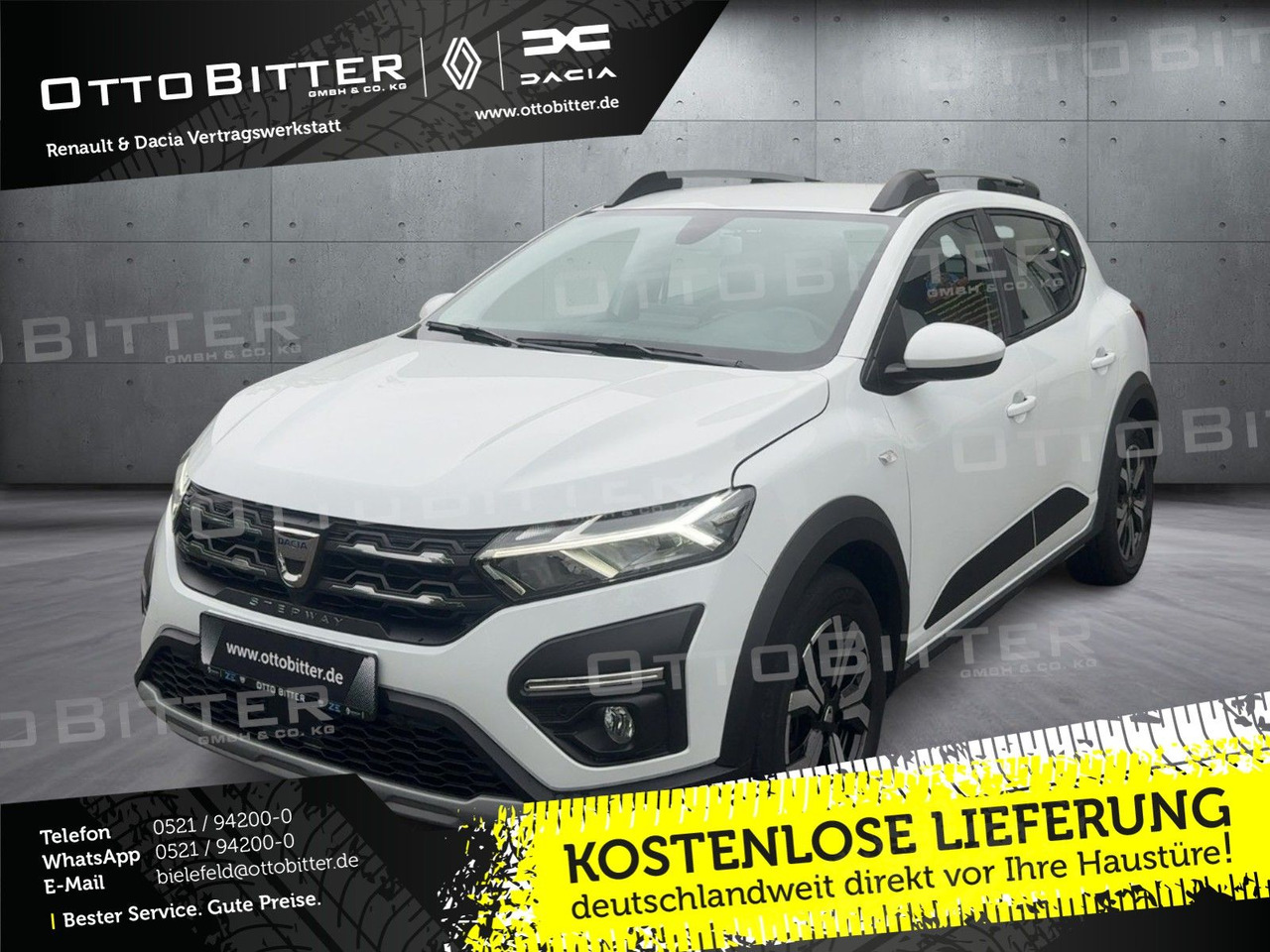 Dacia Sandero Stepway Comfort TCe90 ALU/KAMERA/NAVI - Sedan araba: fotoğraf 1 Dacia Sandero Stepway Comfort TCe90 ALU/KAMERA/NAVI - Sedan araba: fotoğraf 1