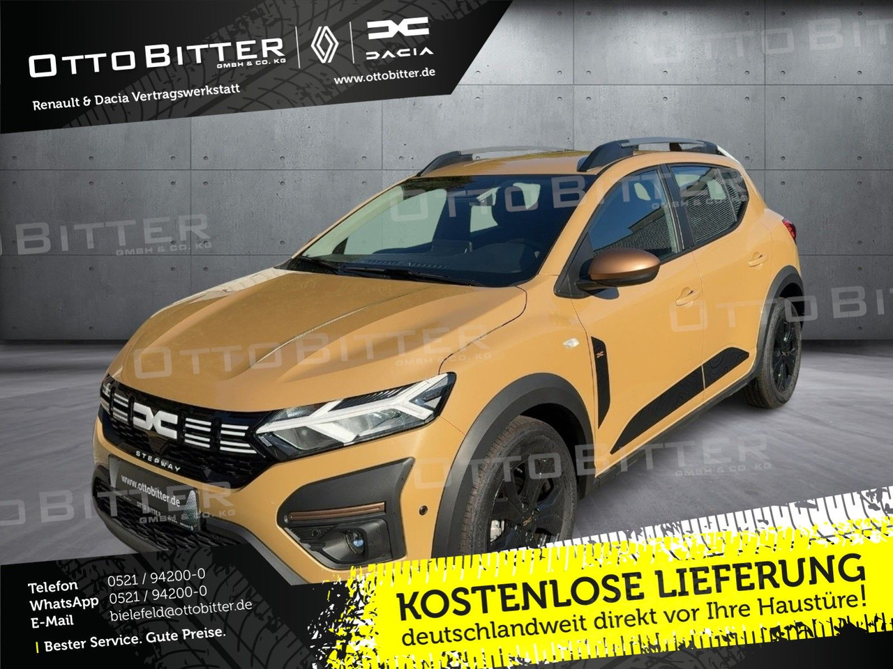 Dacia Sandero Stepway Extreme TCe110 CITY-PAKET/NAVI - Sedan araba: fotoğraf 1 Dacia Sandero Stepway Extreme TCe110 CITY-PAKET/NAVI - Sedan araba: fotoğraf 1