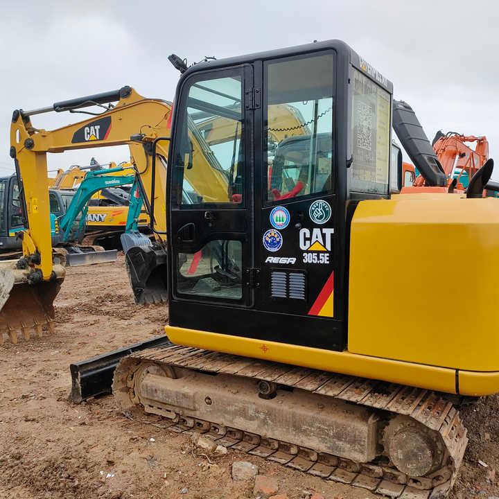 Used Digger CAT 305.5E Construction Machinery Construction Digger Used CAT 305.5E Cheap Excavator - Paletli ekskavatör: fotoğraf 1 Used Digger CAT 305.5E Construction Machinery Construction Digger Used CAT 305.5E Cheap Excavator - Paletli ekskavatör: fotoğraf 1