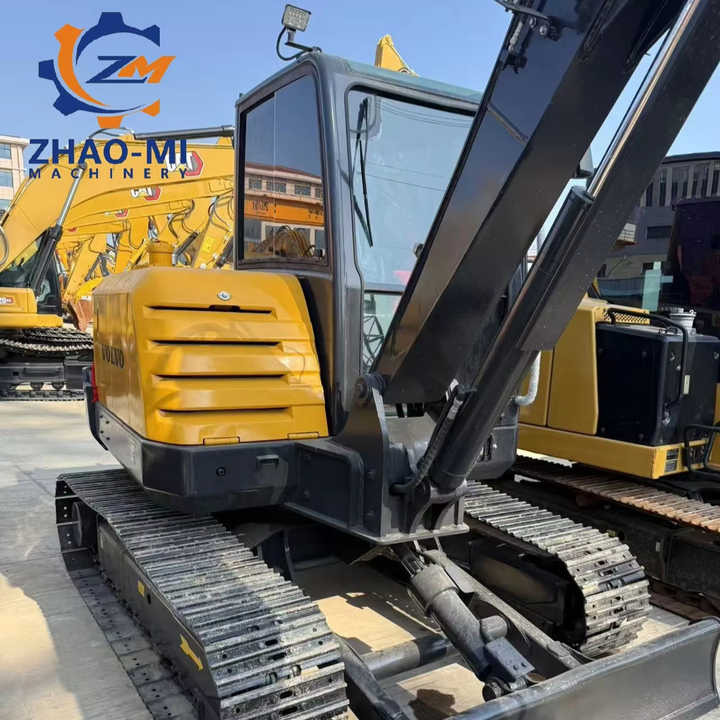 Volvo EC60D Used Mini Excavator 6t Hot Sale Second Hand Famous Brand Road Machine - Ekskavatör: fotoğraf 1 Volvo EC60D Used Mini Excavator 6t Hot Sale Second Hand Famous Brand Road Machine - Ekskavatör: fotoğraf 1