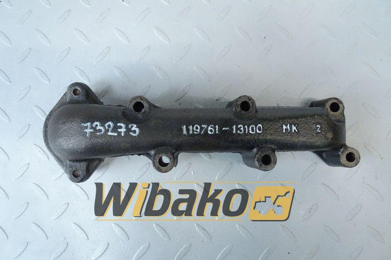 Exhaust manifold for engine Yanmar 3TNV70 119761-13100 - Egzoz manifoldu - İş makinaları: fotoğraf 1 Exhaust manifold for engine Yanmar 3TNV70 119761-13100 - Egzoz manifoldu - İş makinaları: fotoğraf 1