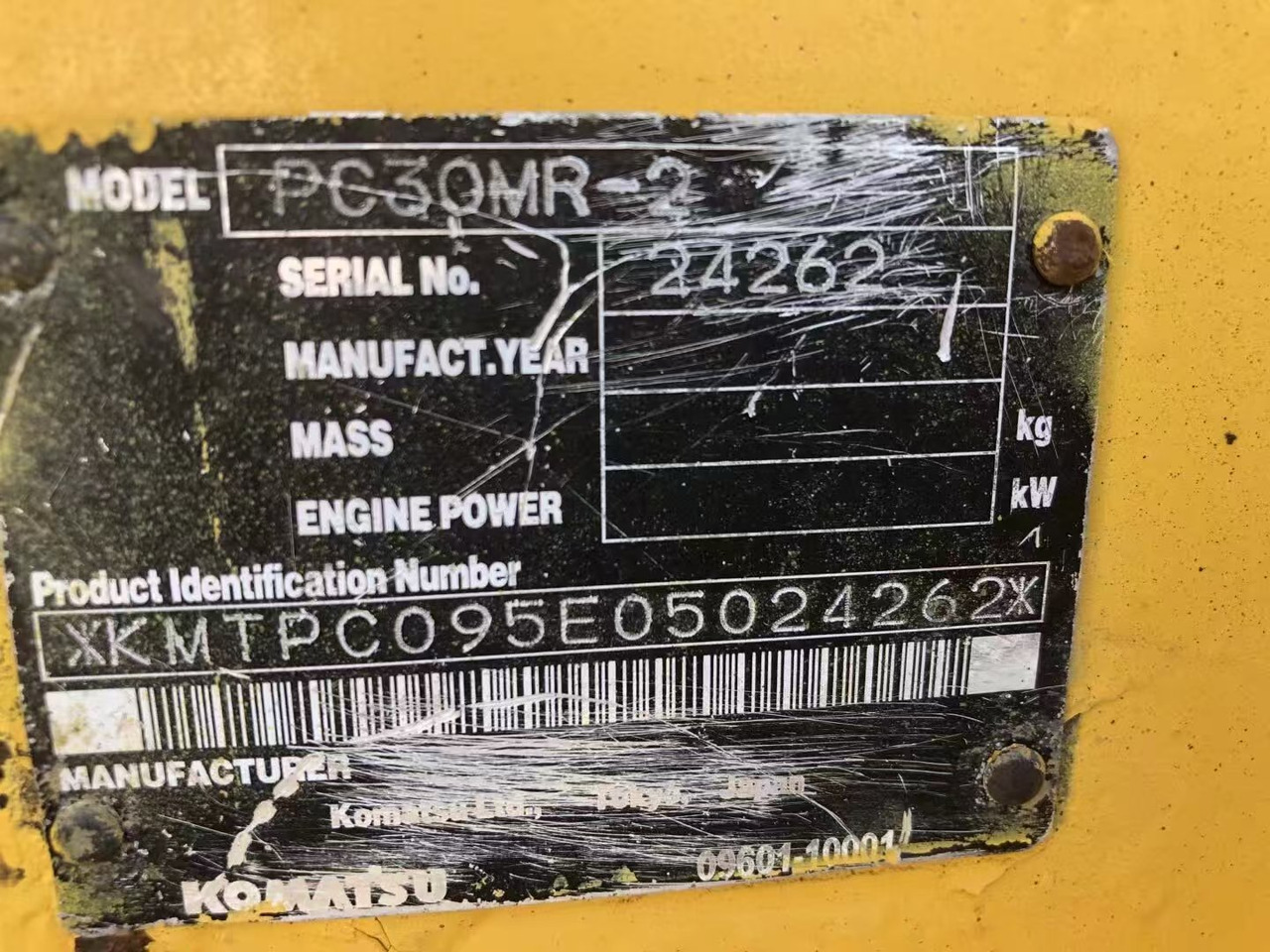 KOMATSU pc30MR - Mini ekskavatör: fotoğraf 4 KOMATSU pc30MR - Mini ekskavatör: fotoğraf 4
