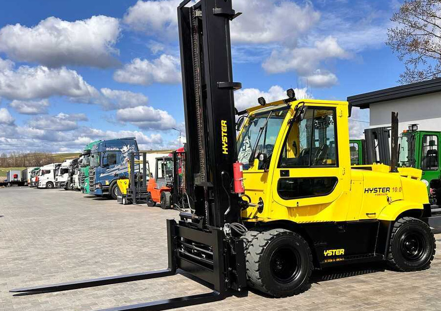 Hyster HYSTER H10.0 FT9 / FORKS 2200MM / POSITIONER / SIDE SHIFT / VALID UDT / 5500MM - Dizel forklift: fotoğraf 1 Hyster HYSTER H10.0 FT9 / FORKS 2200MM / POSITIONER / SIDE SHIFT / VALID UDT / 5500MM - Dizel forklift: fotoğraf 1